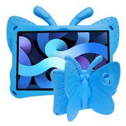 For Honor Pad X8 / X6 /7 Butterfly Bracket Kids EVA Shockproof Tablet Case(Blue)