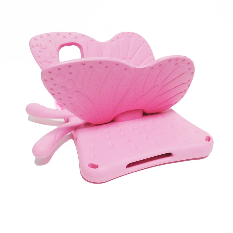 For Honor Pad X8 / X6 /7 Butterfly Bracket Kids EVA Shockproof Tablet Case(Pink) - Huawei by PMC TechLife | Online Shopping South Africa | PMC TechLife | Buy Now Pay Later Mobicred