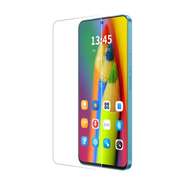 For vivo iQOO Z9 Global ENKAY 9H Big Arc Edge High Aluminum-silicon Tempered Glass Film