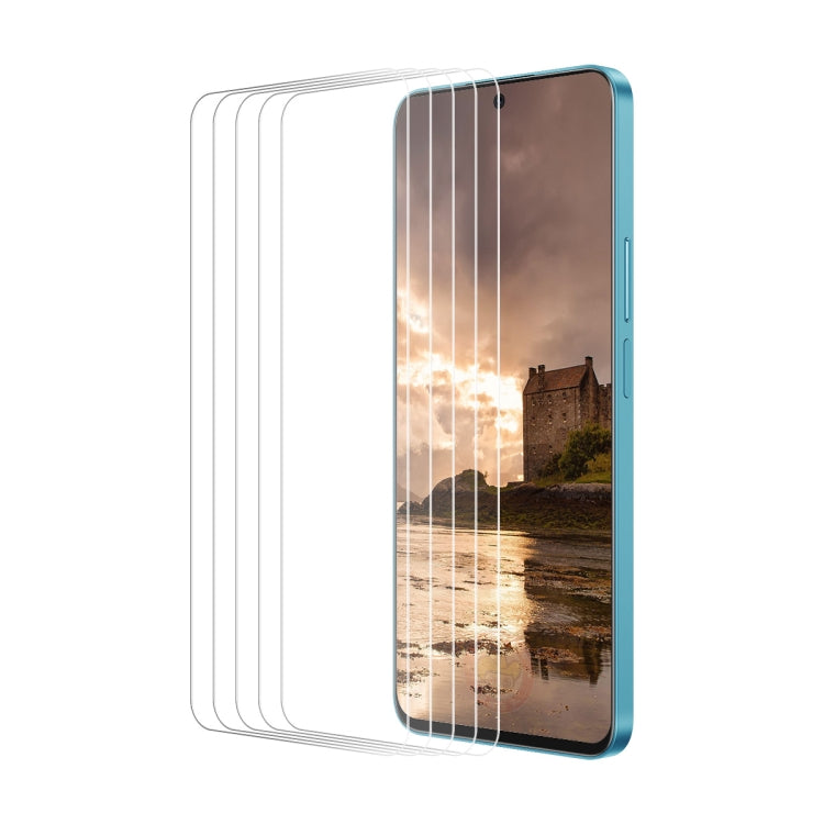 For vivo iQOO Neo7 / Neo7 Pro 5pcs ENKAY 9H Big Arc Edge High Aluminum-silicon Tempered Glass Film - vivo Tempered Glass by ENKAY | Online Shopping South Africa | PMC TechLife | Buy Now Pay Later Mobicred