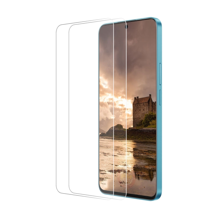 For OPPO A2 2pcs ENKAY 9H Big Arc Edge High Aluminum-silicon Tempered Glass Film - OPPO Tempered Glass by ENKAY | Online Shopping South Africa | PMC TechLife | Buy Now Pay Later Mobicred