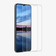 For OPPO A18 / A38 2pcs ENKAY 9H Big Arc Edge High Aluminum-silicon Tempered Glass Film - A18 Tempered Glass by ENKAY | Online Shopping South Africa | PMC TechLife | Buy Now Pay Later Mobicred
