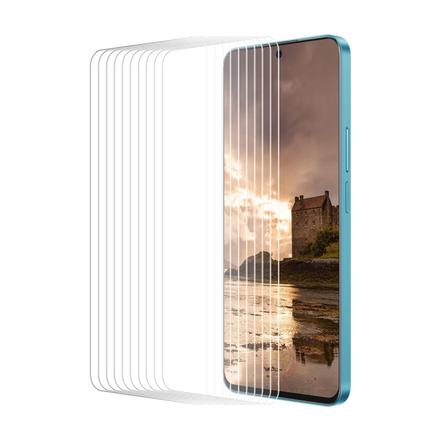 For OPPO A2 10pcs ENKAY 9H Big Arc Edge High Aluminum-silicon Tempered Glass Film