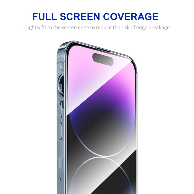 For iPhone 14 Pro Max ENKAY Easy Install High Alumina Silicon Full Glass Film - iPhone 14 Pro Max Tempered Glass by ENKAY | Online Shopping South Africa | PMC TechLife | Buy Now Pay Later Mobicred