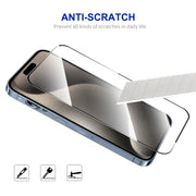 For iPhone 15 Pro ENKAY Easy Install High Alumina Silicon Full Glass Film