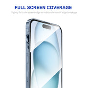 For iPhone 15 ENKAY Easy Install High Alumina Silicon Full Glass Film