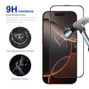 For iPhone 16 Pro Max ENKAY Easy Install High Alumina Silicon Full Glass Film