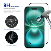 For iPhone 16 ENKAY Easy Install High Alumina Silicon Full Glass Film