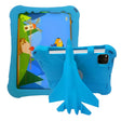 For iPad Air 11 2024 360 Rotation Aircraft Holder EVA Shockproof Tablet Case(Blue) - iPad Air 11 2024 Cases by PMC TechLife | Online Shopping South Africa | PMC TechLife | Buy Now Pay Later Mobicred