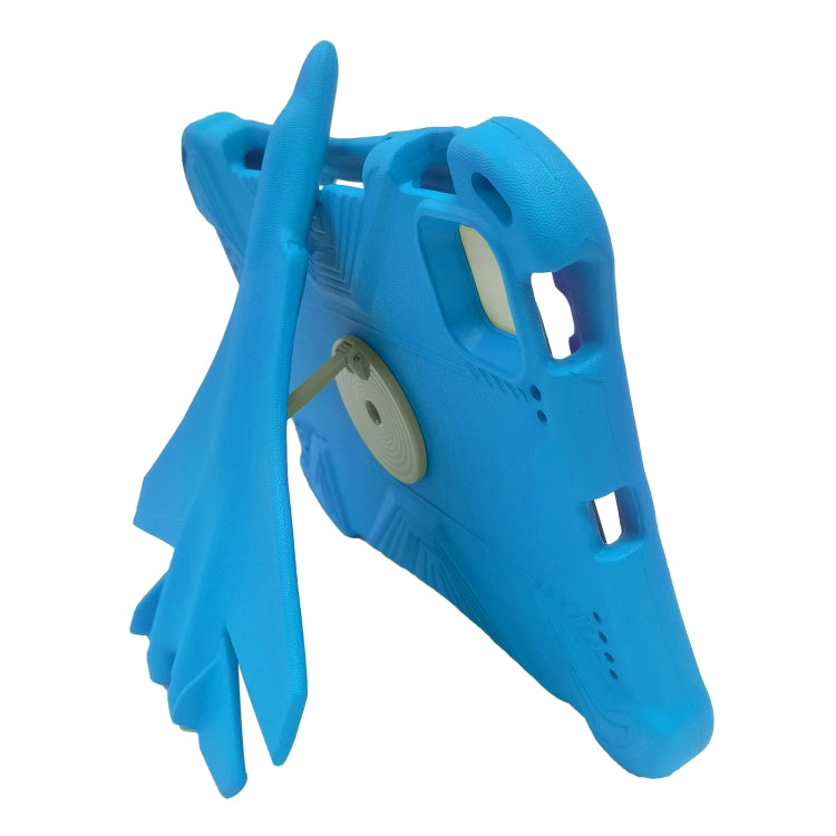 For iPad Air 11 2024 360 Rotation Aircraft Holder EVA Shockproof Tablet Case(Blue) - iPad Air 11 2024 Cases by PMC TechLife | Online Shopping South Africa | PMC TechLife | Buy Now Pay Later Mobicred