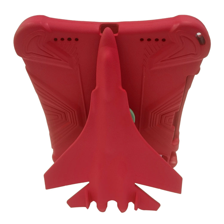 For iPad Air 11 2025 / 2024 360 Rotation Aircraft Holder EVA Shockproof Tablet Case(Red)