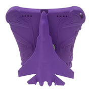 For iPad Air 11 2025 / 2024 360 Rotation Aircraft Holder EVA Shockproof Tablet Case(Purple)