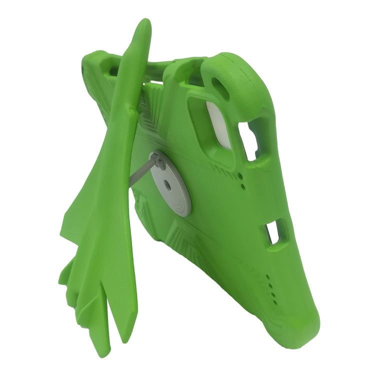 For iPad Air 11 2024 360 Rotation Aircraft Holder EVA Shockproof Tablet Case(Green) - iPad Air 11 2024 Cases by PMC TechLife | Online Shopping South Africa | PMC TechLife | Buy Now Pay Later Mobicred