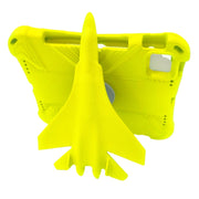 For iPad Pro 11 2024 360 Rotation Aircraft Holder EVA Shockproof Tablet Case(Yellow)