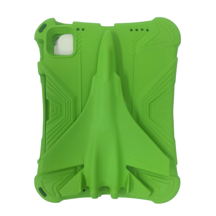 For iPad Pro 11 2024 360 Rotation Aircraft Holder EVA Shockproof Tablet Case(Green) - iPad Pro 11 2024 Cases by PMC TechLife | Online Shopping South Africa | PMC TechLife | Buy Now Pay Later Mobicred