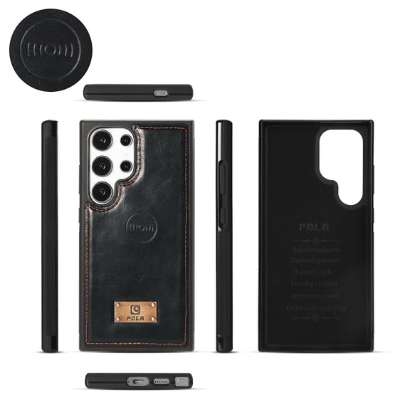 For Samsung Galaxy S24 5G Multi-functional Zipper Wallet Leather Phone Case(Black)