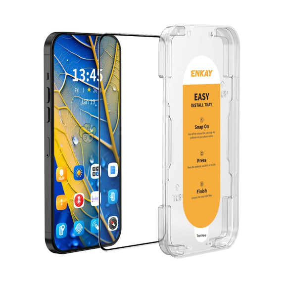 For Huawei Pura 70 ENKAY Easy Install High Alumina Silicon Full Glass Film
