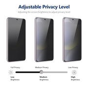 For Samsung Galaxy S24+ 5G 2pcs ENKAY Hat-Prince 360 Degree Anti-peeping Privacy Full Screen Tempered Glass Film