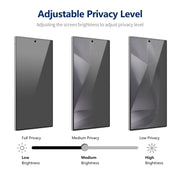 For Samsung Galaxy S24 Ultra 5G 5pcs ENKAY Hat-Prince 360 Degree Anti-peeping Privacy Full Screen Tempered Glass Film