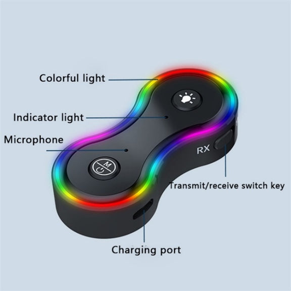 Q8 Portable 2-in-1 Wireless Receiver / Transmitter MP3 Player BT5.3 Audio Adapter