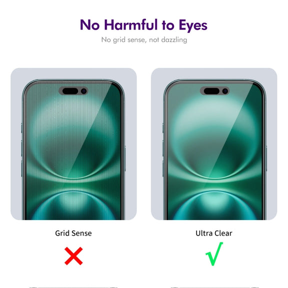 For iPhone 16 Plus ENKAY Easy Install Anti-peeping Privacy Full Screen Tempered Glass Film