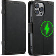 For iPhone 14 Pro SUTENI J07 Multifunctional Horizontal Flip Magsafe Leather Phone Case(Black) - iPhone 14 Pro Cases by Suteni | Online Shopping South Africa | PMC TechLife | Buy Now Pay Later Mobicred