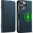 For iPhone 14 Pro Max SUTENI J07 Multifunctional Horizontal Flip Magsafe Leather Phone Case(Blue) - iPhone 14 Pro Max Cases by Suteni | Online Shopping South Africa | PMC TechLife | Buy Now Pay Later Mobicred