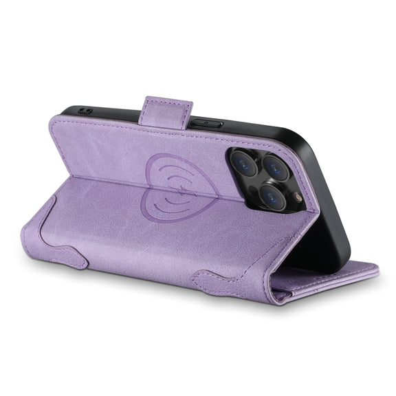 For iPhone 15 Plus SUTENI J07 Multifunctional Horizontal Flip Magsafe Leather Phone Case(Purple)
