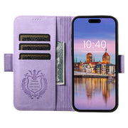 For iPhone 16 Pro SUTENI J07 Multifunctional Horizontal Flip Magsafe Leather Phone Case(Purple)