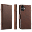 For iPhone 16 Plus SUTENI J07 Multifunctional Horizontal Flip Magsafe Leather Phone Case(Brown) - free shipping - PMC TechLife - Order now!