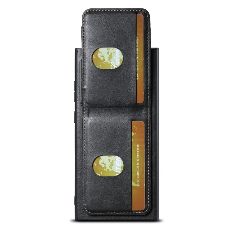 For Samsung Galaxy S24 Ultra 5G Suteni H03 Oil Wax Leather Wallet Stand Back Phone Case(Black) - free shipping - PMC Jewellery - Order now!