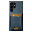 For Samsung Galaxy S24 Ultra 5G Suteni H03 Oil Wax Leather Wallet Stand Back Phone Case(Blue) - free shipping - PMC Jewellery - Order now!