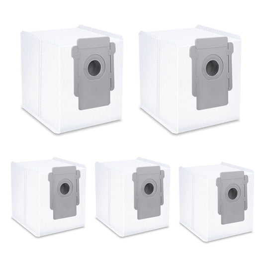 JUNSUNMAY 5pcs For iRobot Roomba i & s & j Series  i8 / i8+ / s9 / s9+ Vacuum Bags Automatic Disposal Dust Bags - For iRobot Accessories by JUNSUNMAY | Online Shopping South Africa | PMC Jewellery | Buy Now Pay Later Mobicred