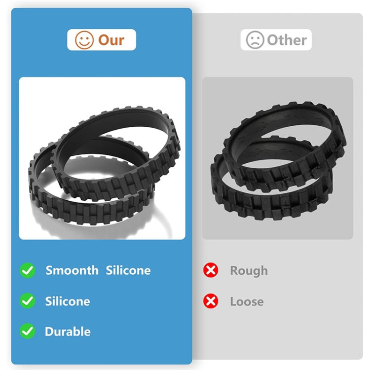 JUNSUNMAY Replacement Wheel Caster Tires for All Series iRobot Vacuum Cleaner - For iRobot Accessories by JUNSUNMAY | Online Shopping South Africa | PMC TechLife | Buy Now Pay Later Mobicred