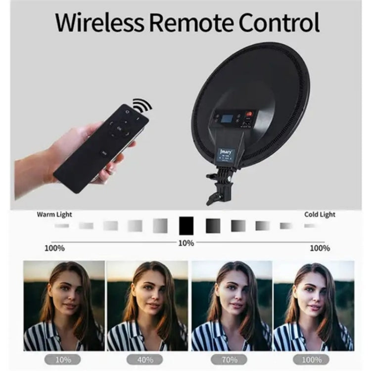 JMARY FM-15RS 40W Adjustable 15-inch Portrait Light Studio LED Round Fill Light(EU Plug) - free shipping - PMC Jewellery - Order now!