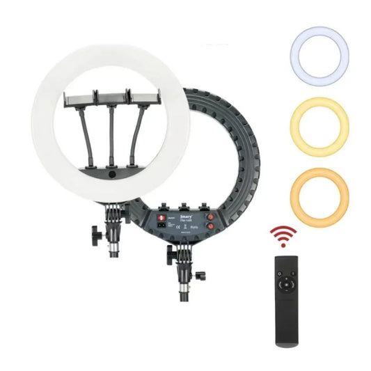JMARY FM-14R Photography Light 14-inch Live Streaming Ring Light Photography LED Fill Light(EU Plug) - free shipping - PMC Jewellery - Order now!