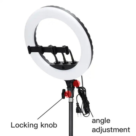 JMARY FM-14R Photography Light 14-inch Live Streaming Ring Light Photography LED Fill Light(EU Plug)