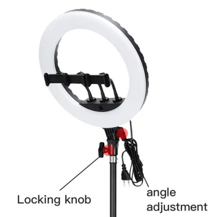 JMARY FM-14R Photography Light 14-inch Live Streaming Ring Light Photography LED Fill Light(EU Plug)