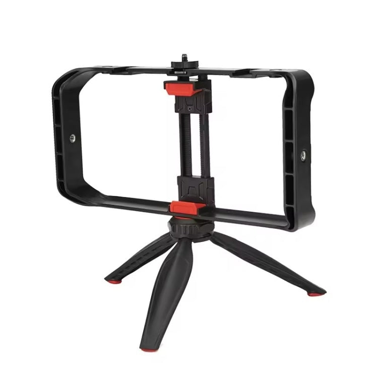 JMARY MT-33 Phone Stand Tripod ABS Video Recording Vlog Mobile Phone Rig Cage - free shipping - PMC TechLife - Order now!