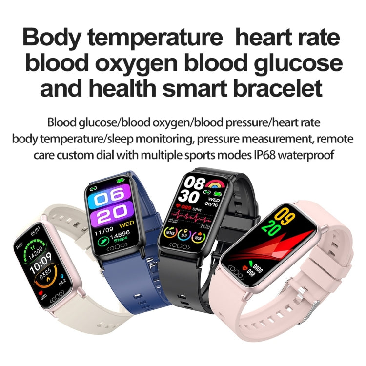 TK72 1.47 inch Color Screen Smart Watch, Support Heart Rate / Blood Pressure / Blood Oxygen / Blood Sugar Monitoring(Black) - Smart Wristbands by PMC TechLife | Online Shopping South Africa | PMC TechLife