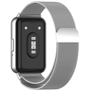 For Samsung Galaxy Fit 3 Milanese Metal Steel Mesh Watch Band(Silver)