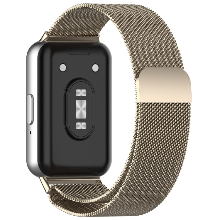 For Samsung Galaxy Fit 3 Milanese Metal Steel Mesh Watch Band(Starlight) - Watch Bands by PMC TechLife | Online Shopping South Africa | PMC TechLife