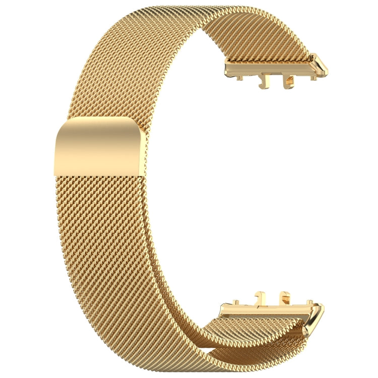 For Samsung Galaxy Fit 3 Milanese Metal Steel Mesh Watch Band(Gold) - Watch Bands by PMC TechLife | Online Shopping South Africa | PMC TechLife