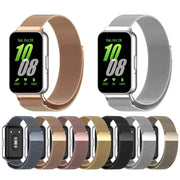 For Samsung Galaxy Fit 3 Milanese Metal Steel Mesh Watch Band(Starlight)