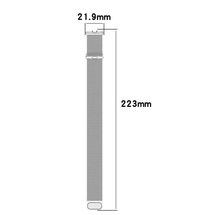 For Samsung Galaxy Fit 3 Milanese Metal Steel Mesh Watch Band(Silver) - free shipping - PMC TechLife - Order now!