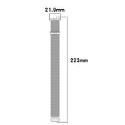 For Samsung Galaxy Fit 3 Milanese Metal Steel Mesh Watch Band(Starlight)