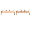 For Samsung Galaxy Fit 3 SM-R390 1 Pair Metal Watch Band Connector(Rose Gold) - Watch Bands by PMc TechLife | Online Shopping South Africa | PMc TechLife | Buy Now Pay Later Mobicred