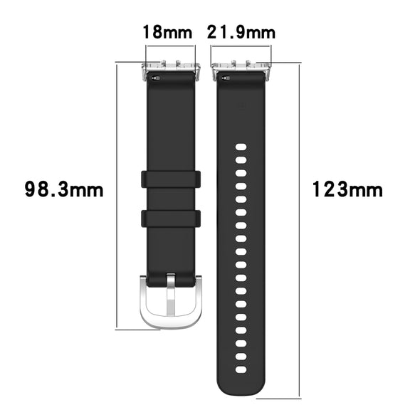 For Samsung Galaxy Fit 3 SM-R390 Metal Connector Liquid Glossy Silicone Watch Band(Starlight)