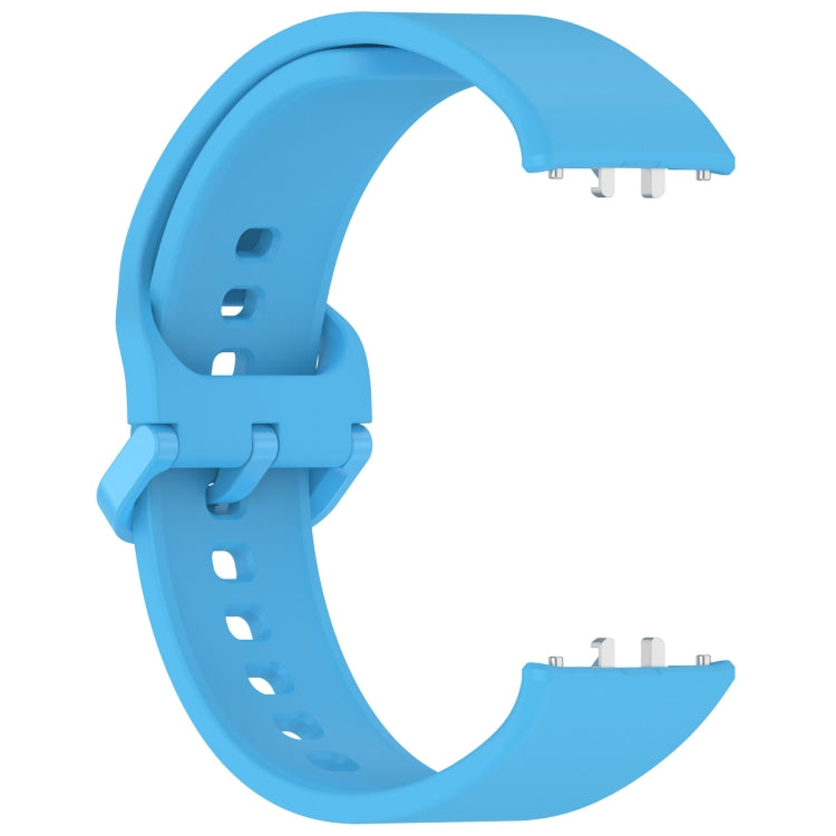 For Samsung Galaxy Fit 3 SM-R390 Solid Color Buckle Silicone Watch Band(Sky Blue) - Watch Bands by PMC TechLife | Online Shopping South Africa | PMC TechLife