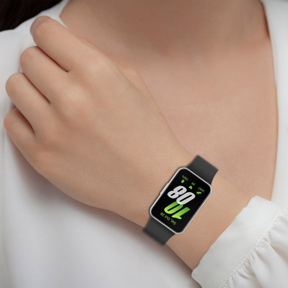 For Samsung Galaxy Fit 3 SM-R390 Solid Color Buckle Silicone Watch Band(Starlight)